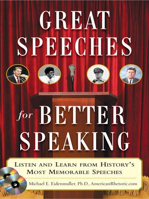cover image of Great Speeches For Better Speaking